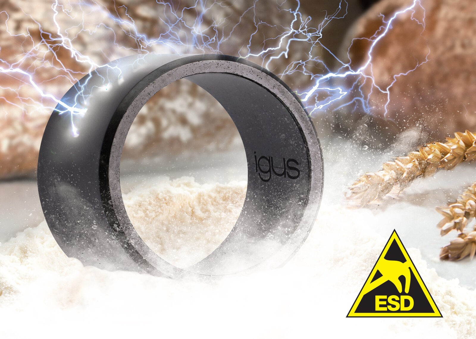New igus sliding bearing for the food industry